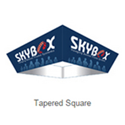 Tappered Square Hanging Display